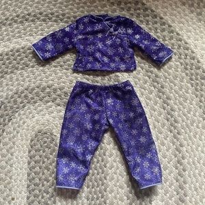 Snowflake winter American girl pj pajamas